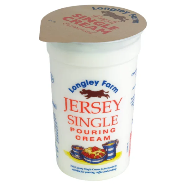 Longley Farm Jersey Single Pouring Cream 250ml